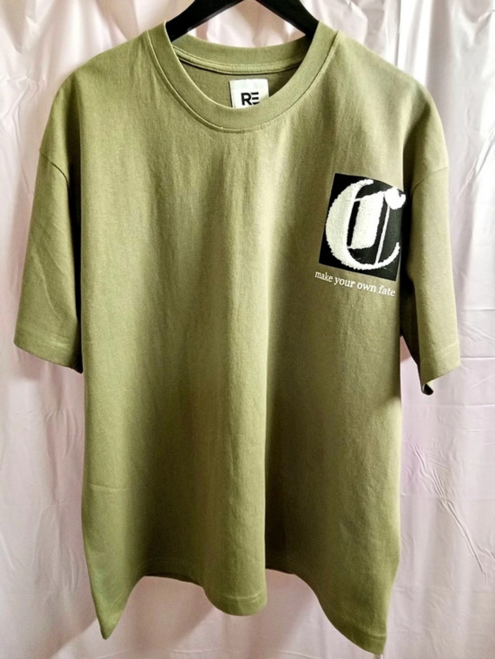 Represent Graphic Short Sleeve Tee in Green NWT